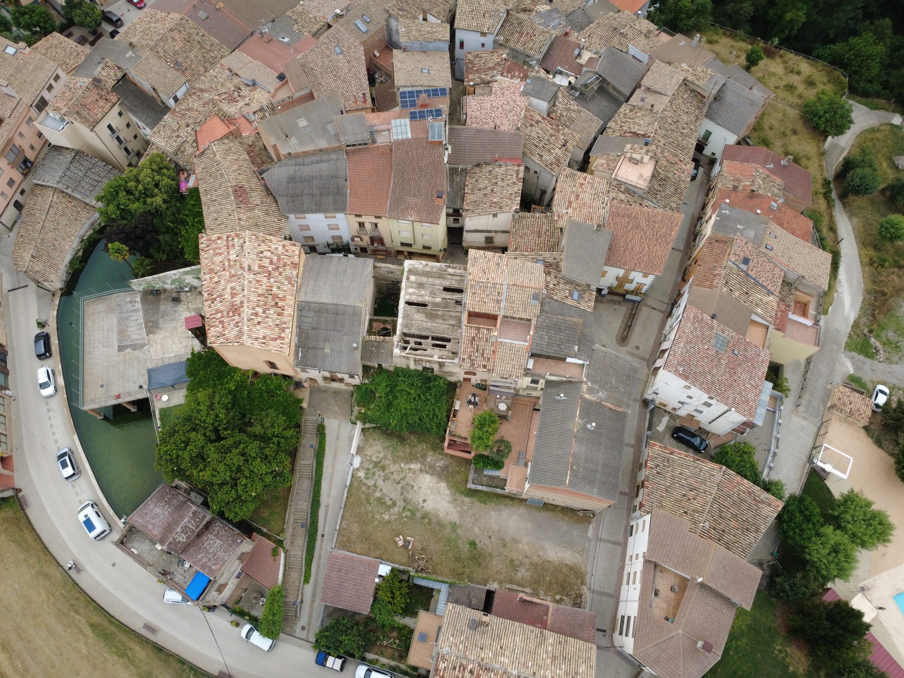 Vista aèria de Peramola